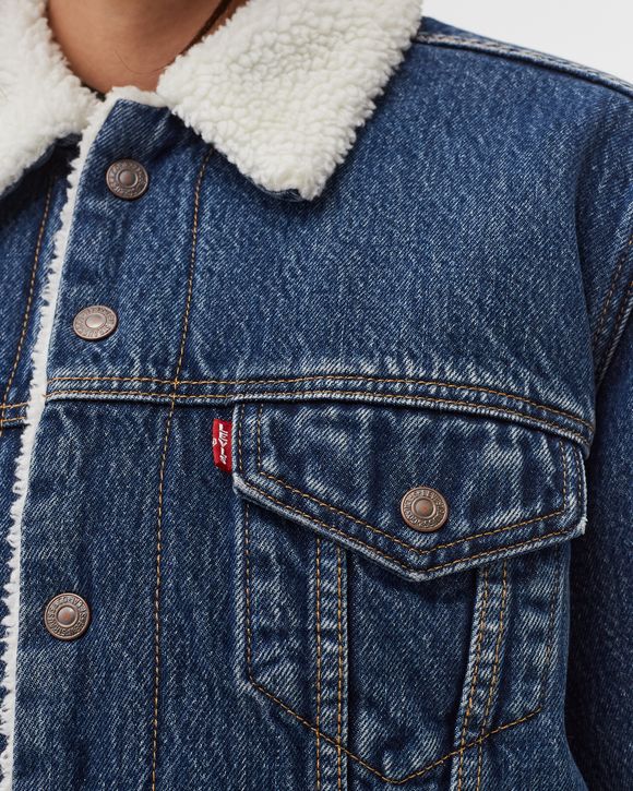 Levi's sherpa trucker needle park best sale