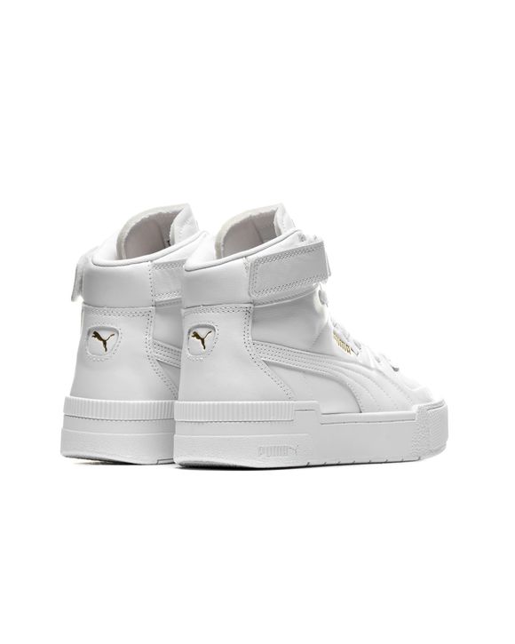 Puma Cali sport top warm up sneakers in white