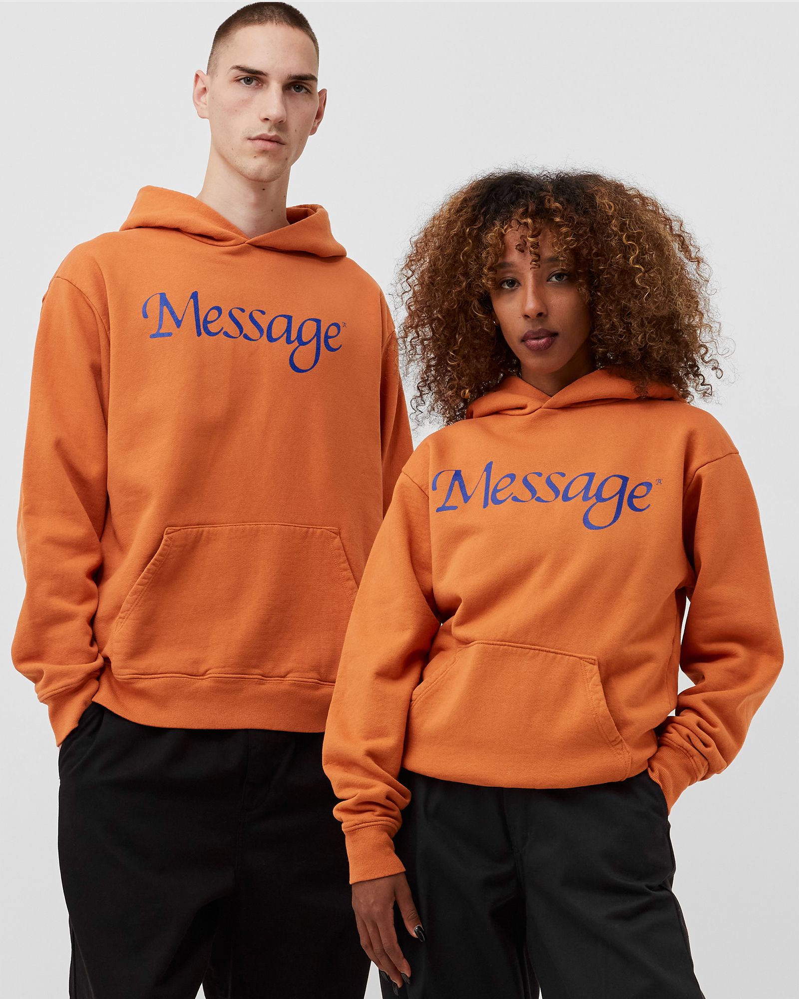 A+ MESSAGE HOODED SWEAT