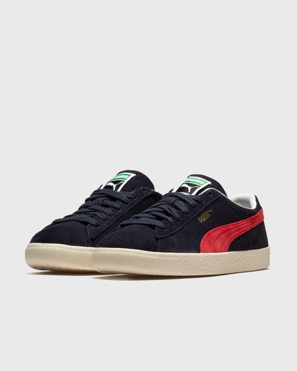 Puma Suede Vintage Blue PEACOAT URBAN RED IVORY GLOW