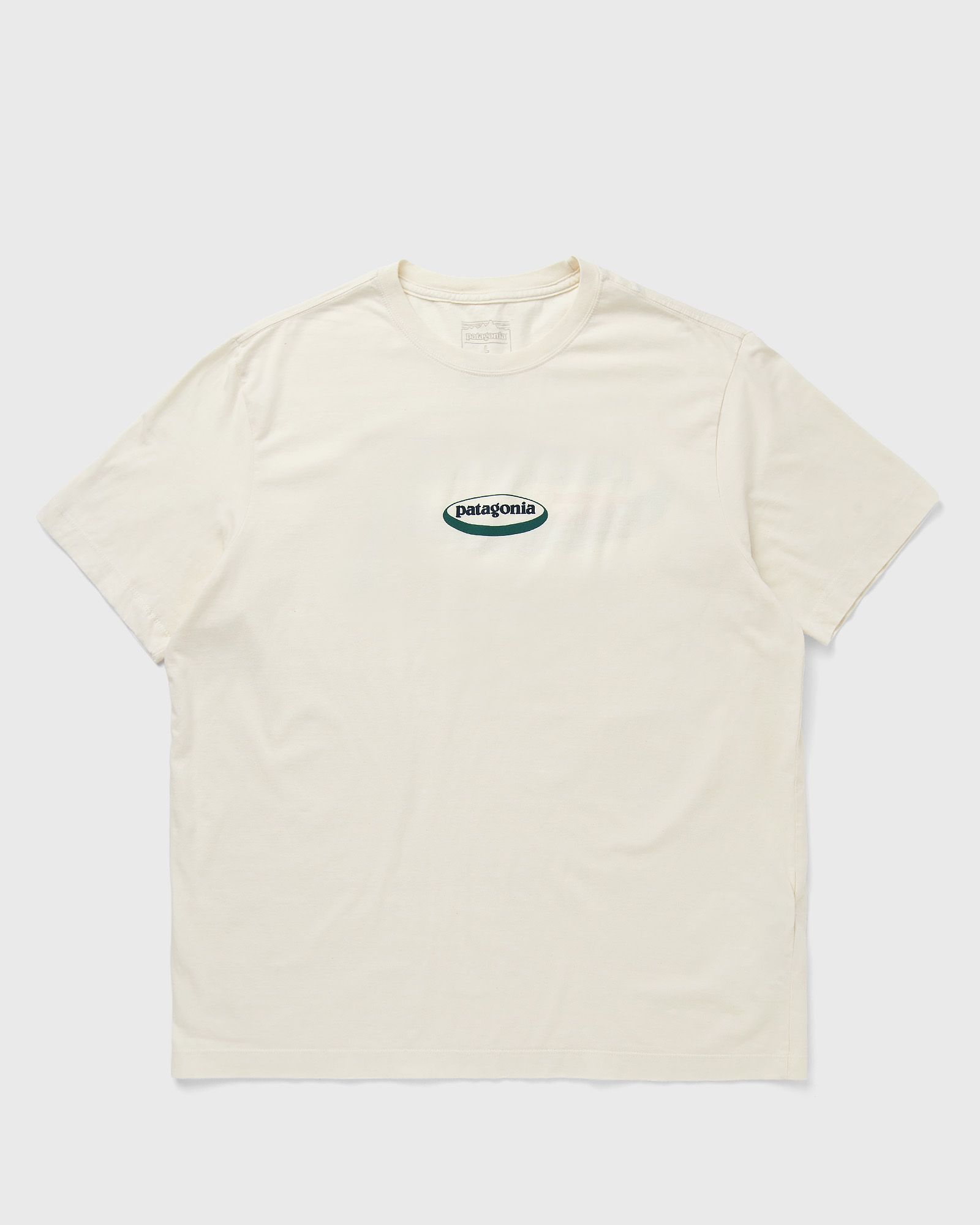 Patagonia Patagonia 95 Oval Logo Tee in beige