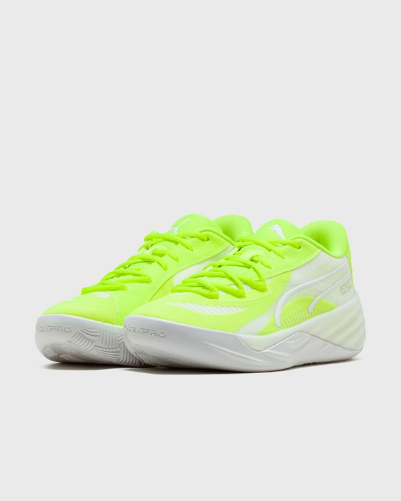 Puma All-Pro Nitro White/Yellow - LIME SQUEEZE-PUMA WHITE