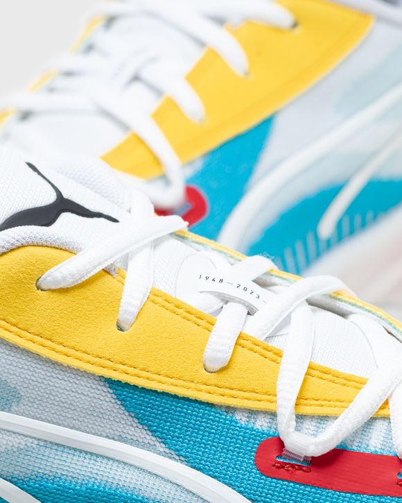 Puma All-Pro Nitro Blue/White - PUMA WHITE-PELÉ YELLOW-BRIGHT AQUA