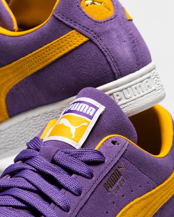 Puma suede violet clearance jaune