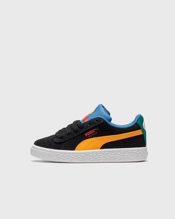 Puma suede clearance noir orange