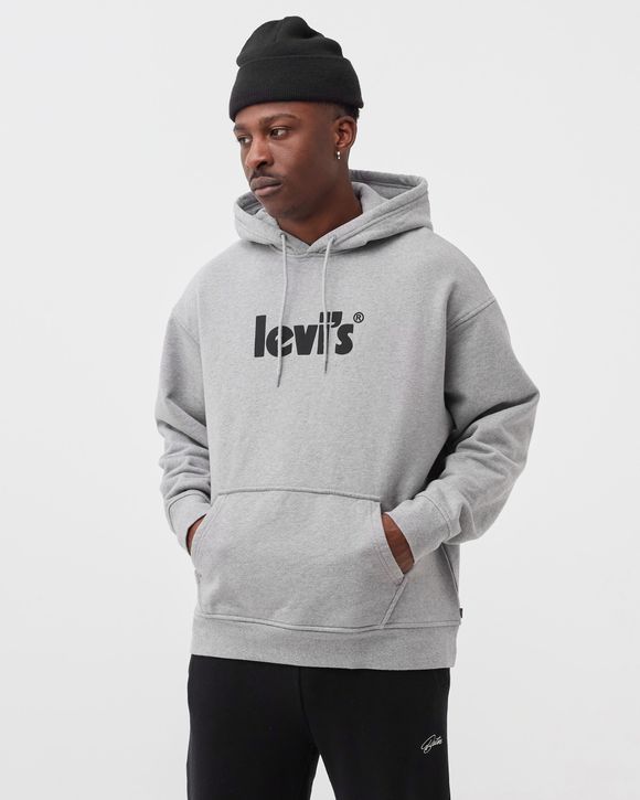 Relaxed Graphic Hoodie - Grey