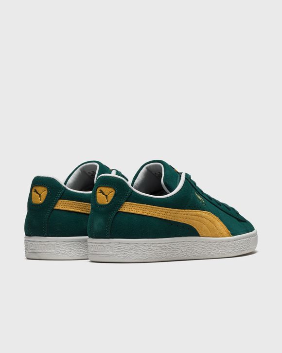 Puma Suede Teams II Green VARSITY GREEN MUSTARD SEED PUMA WHI