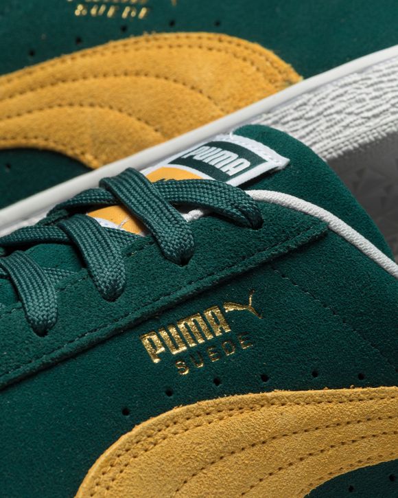 Puma suede deals vert jaune