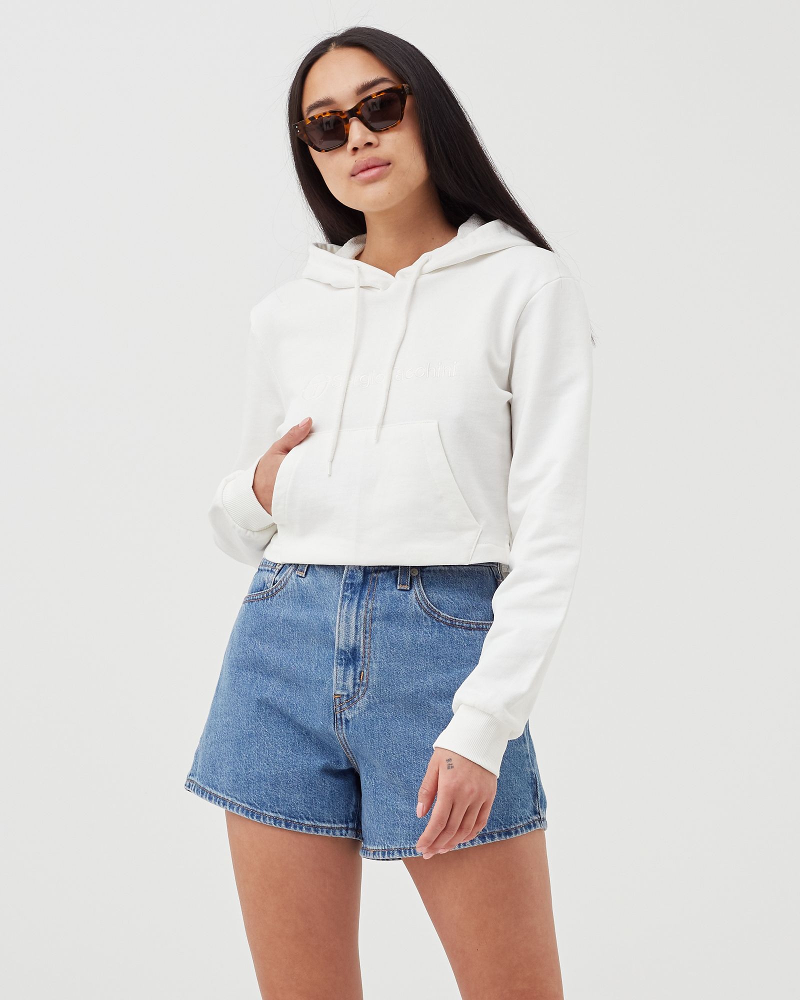 ALINA CROP HOODIE