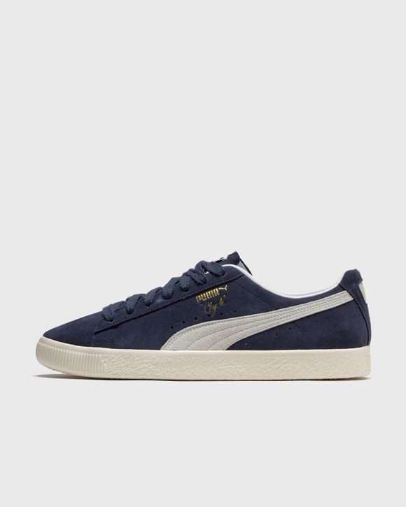 Puma clyde top blue suede