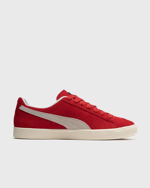 Puma clyde red white best sale