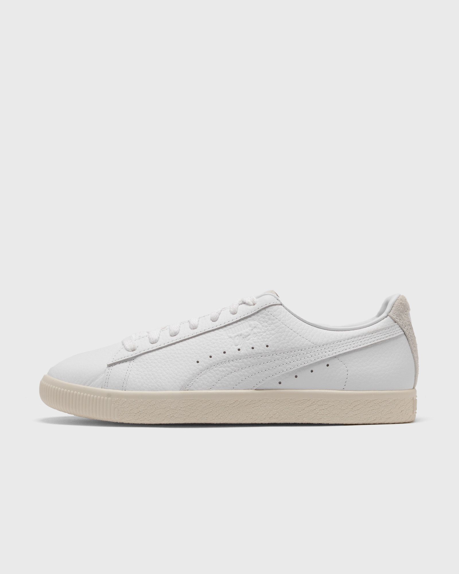 Puma - clyde premium men lowtop beige in größe:45