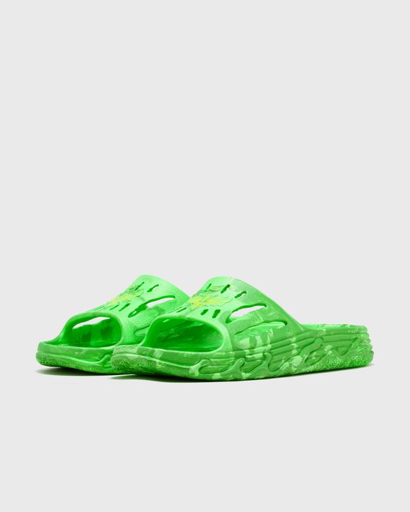 Green best sale puma slides