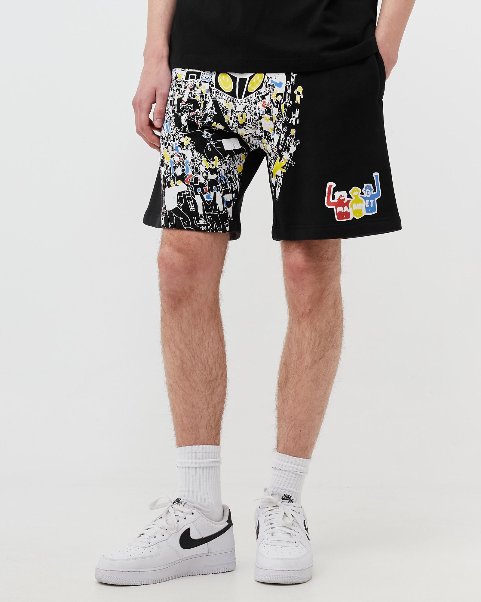 Smiley Worls Bball Game Shorts
