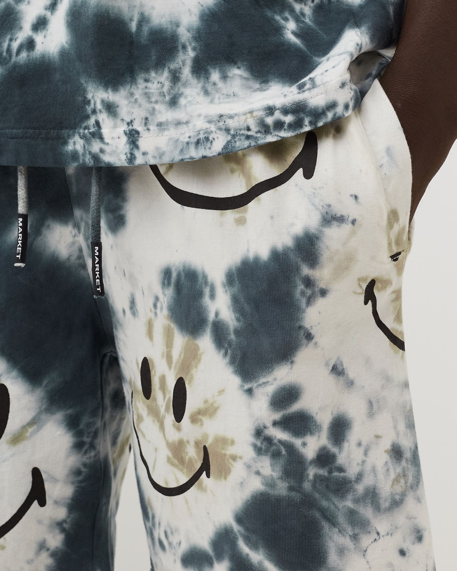 Smiley Shibori Dye Shorts