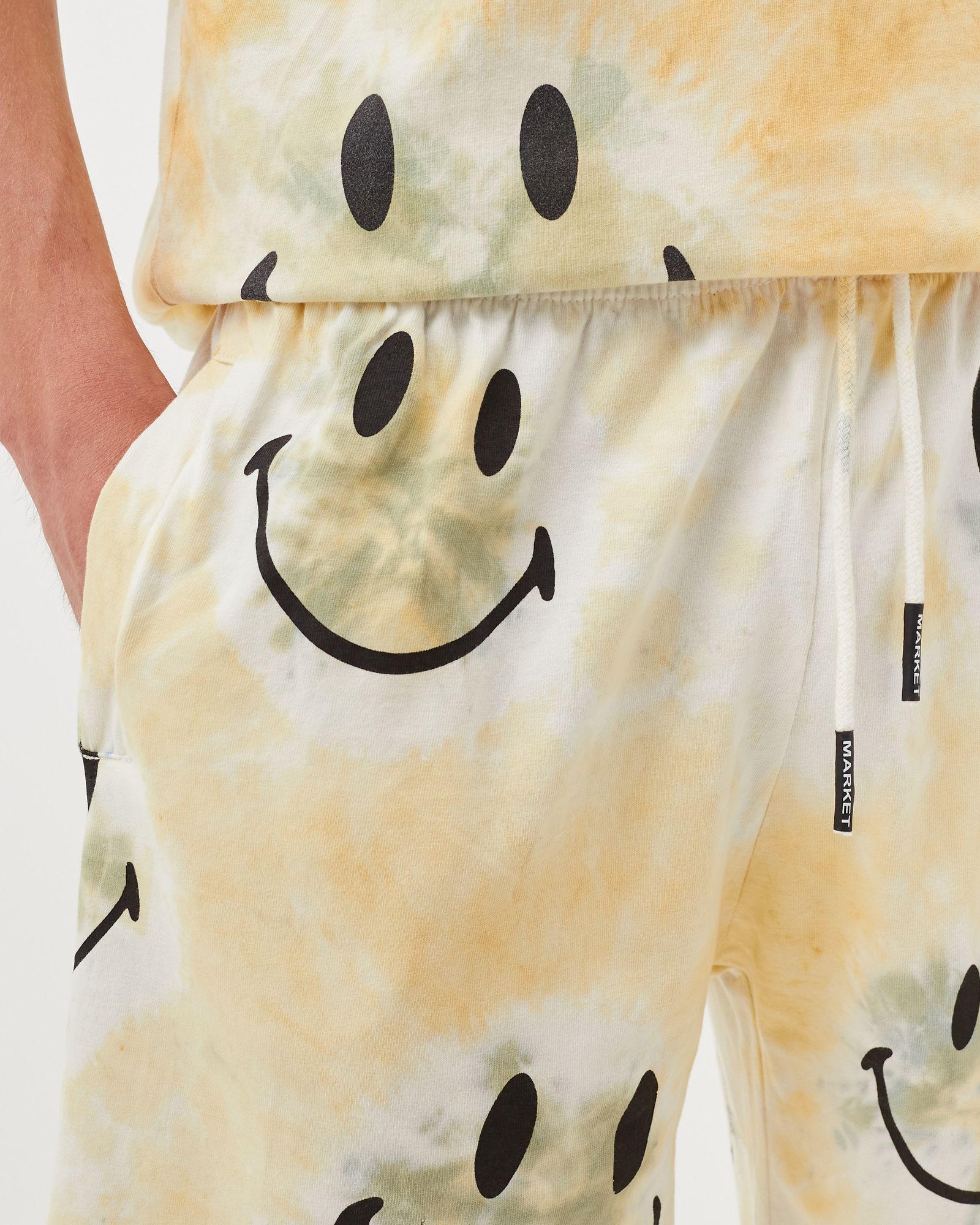 Smiley Shibori Dye Shorts