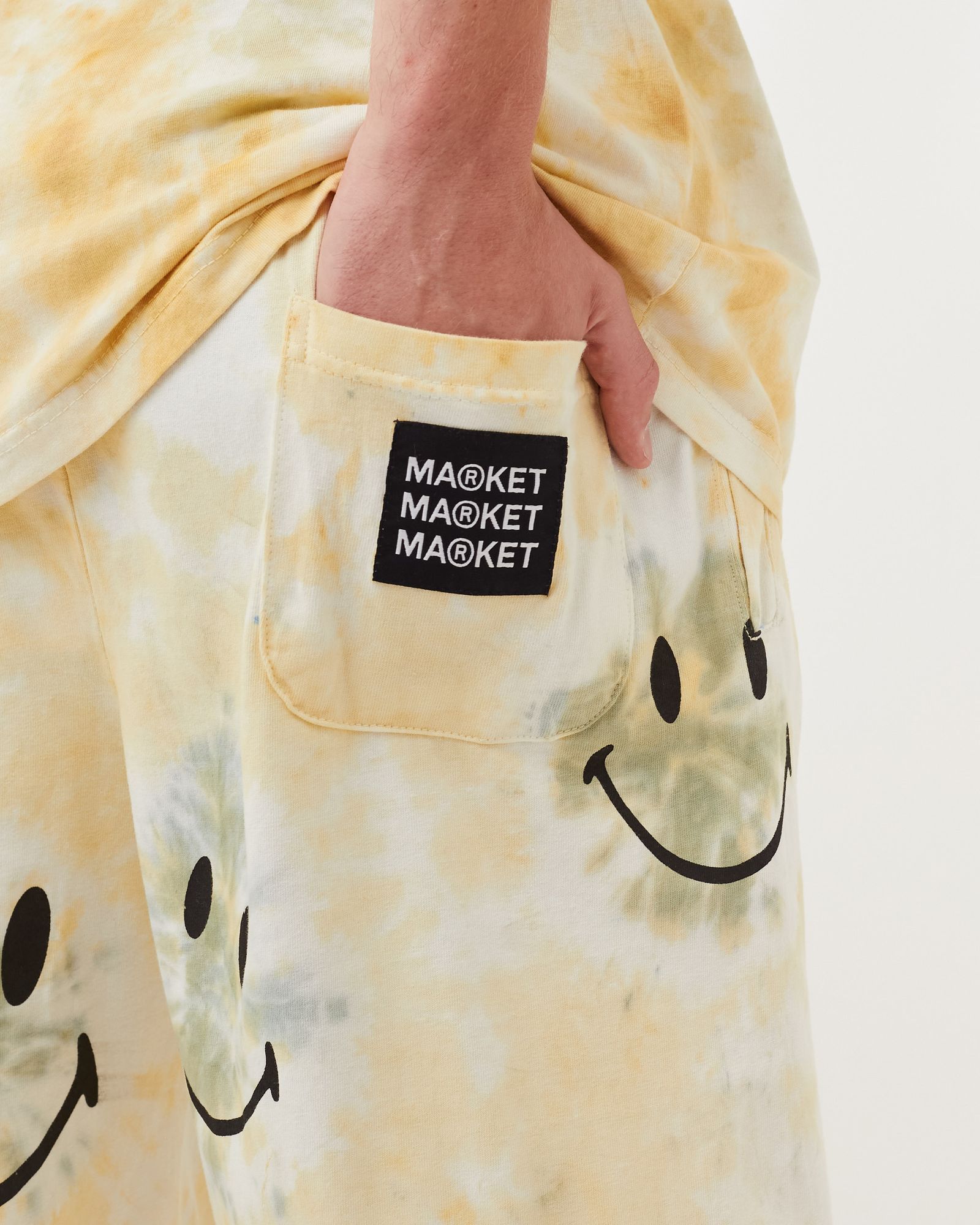 Smiley Shibori Dye Shorts