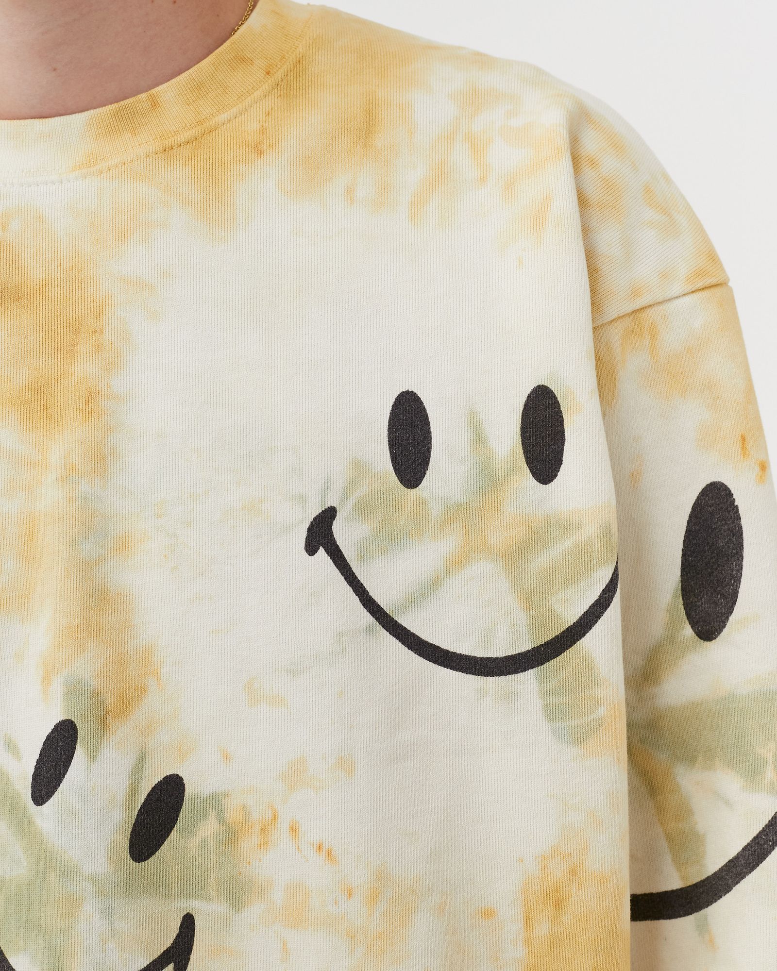 Smiley Shibori Dye Crewneck