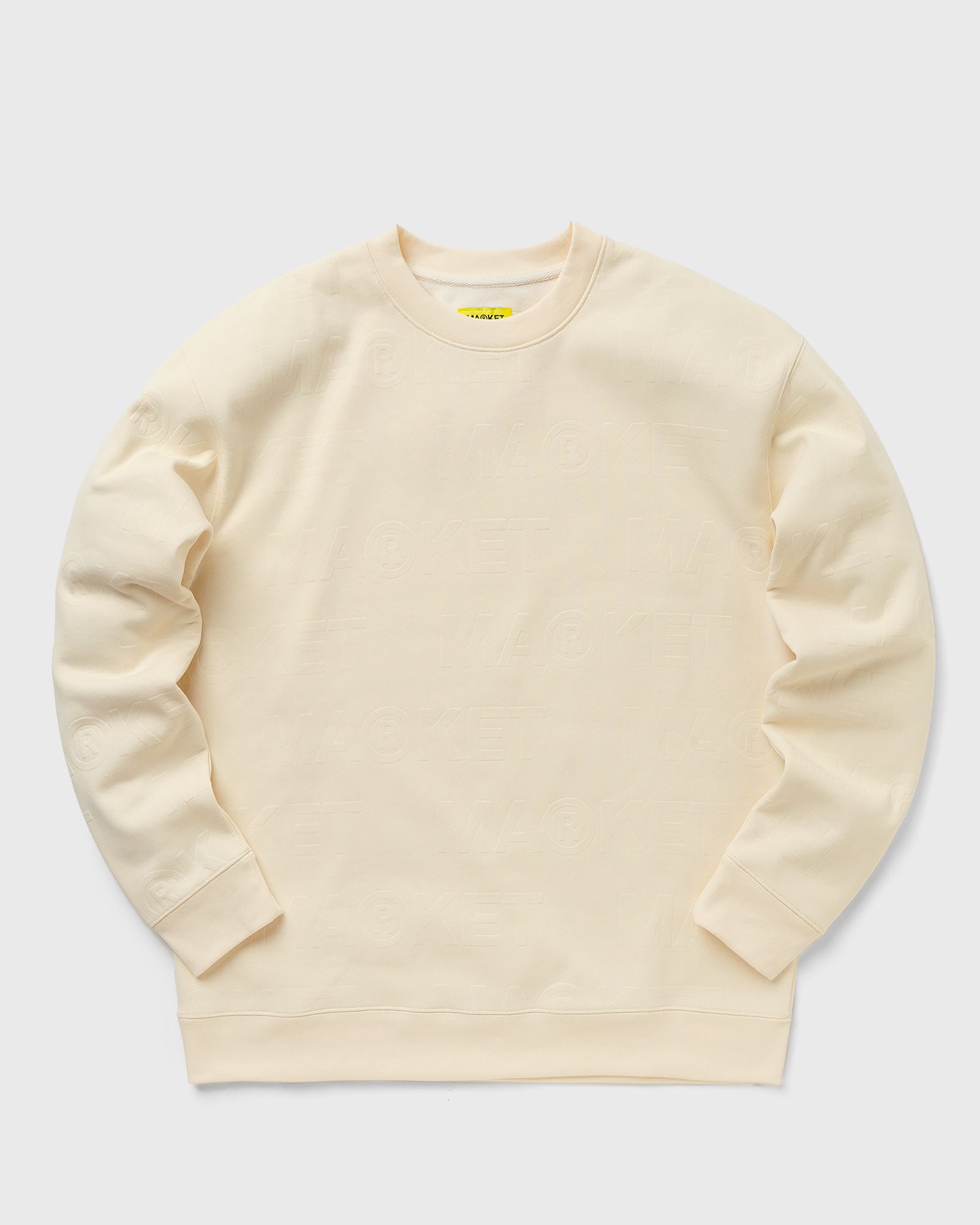 Emboss Print Fleece Crewneck