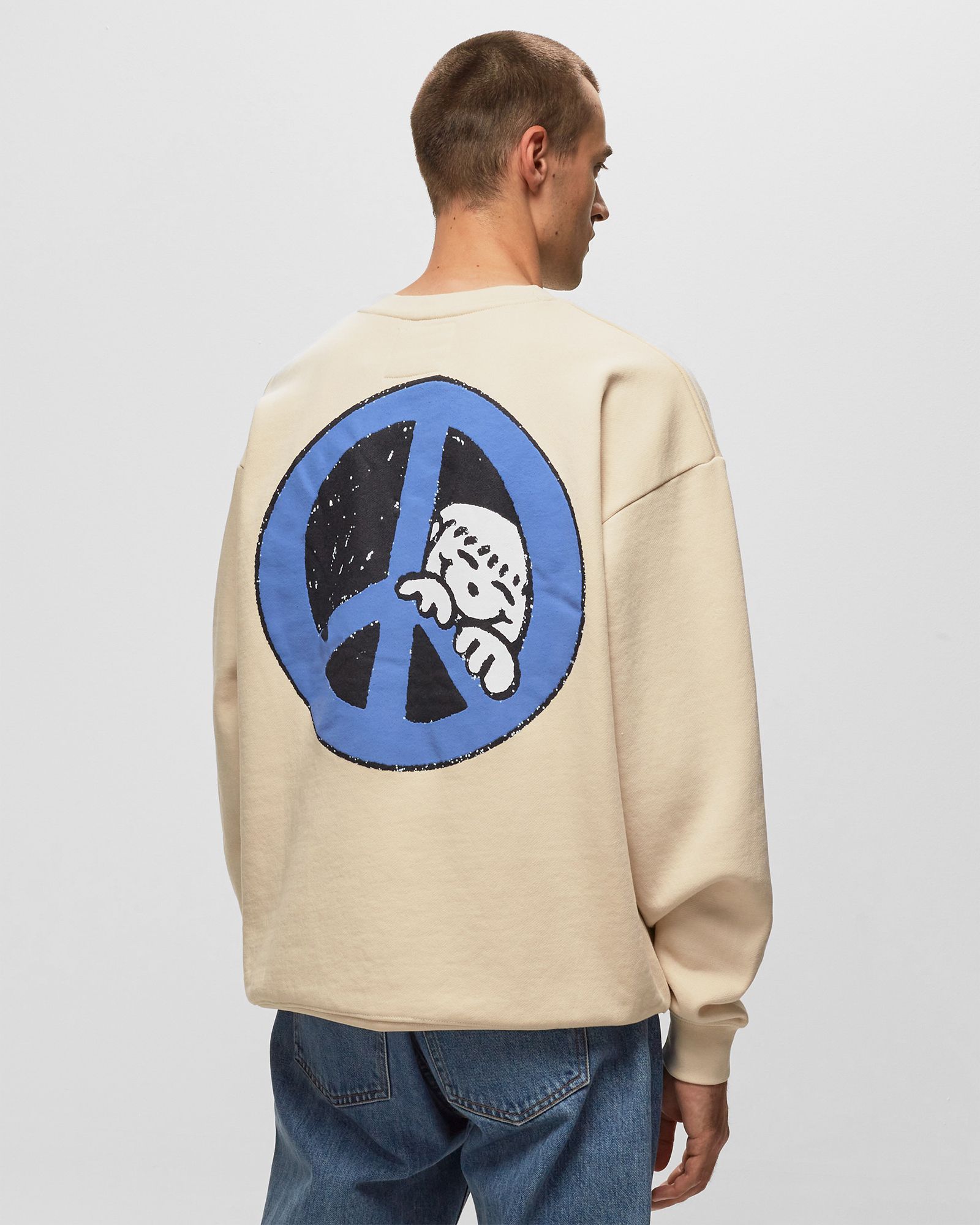 Peeking Through Crewneck Sweatshirt