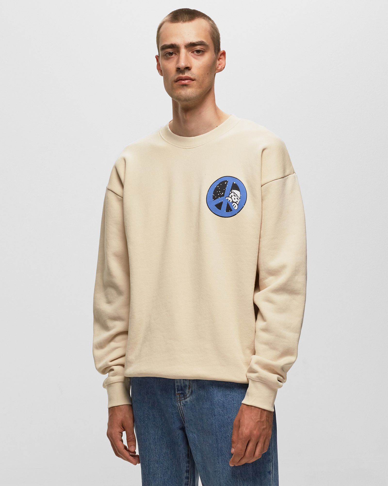Peeking Through Crewneck Sweatshirt