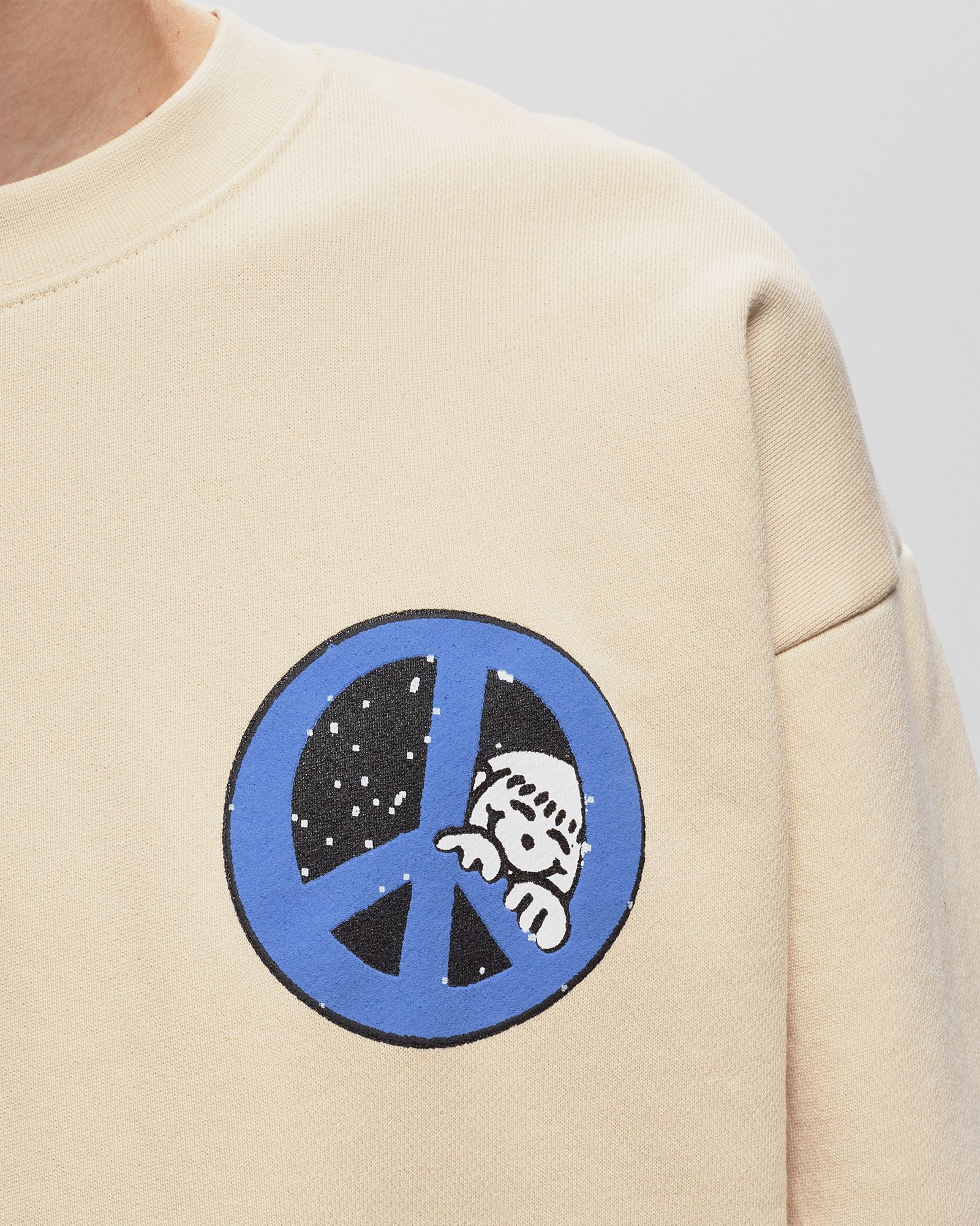 Peeking Through Crewneck Sweatshirt