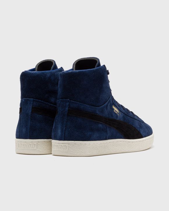 Blue suede puma high tops discount