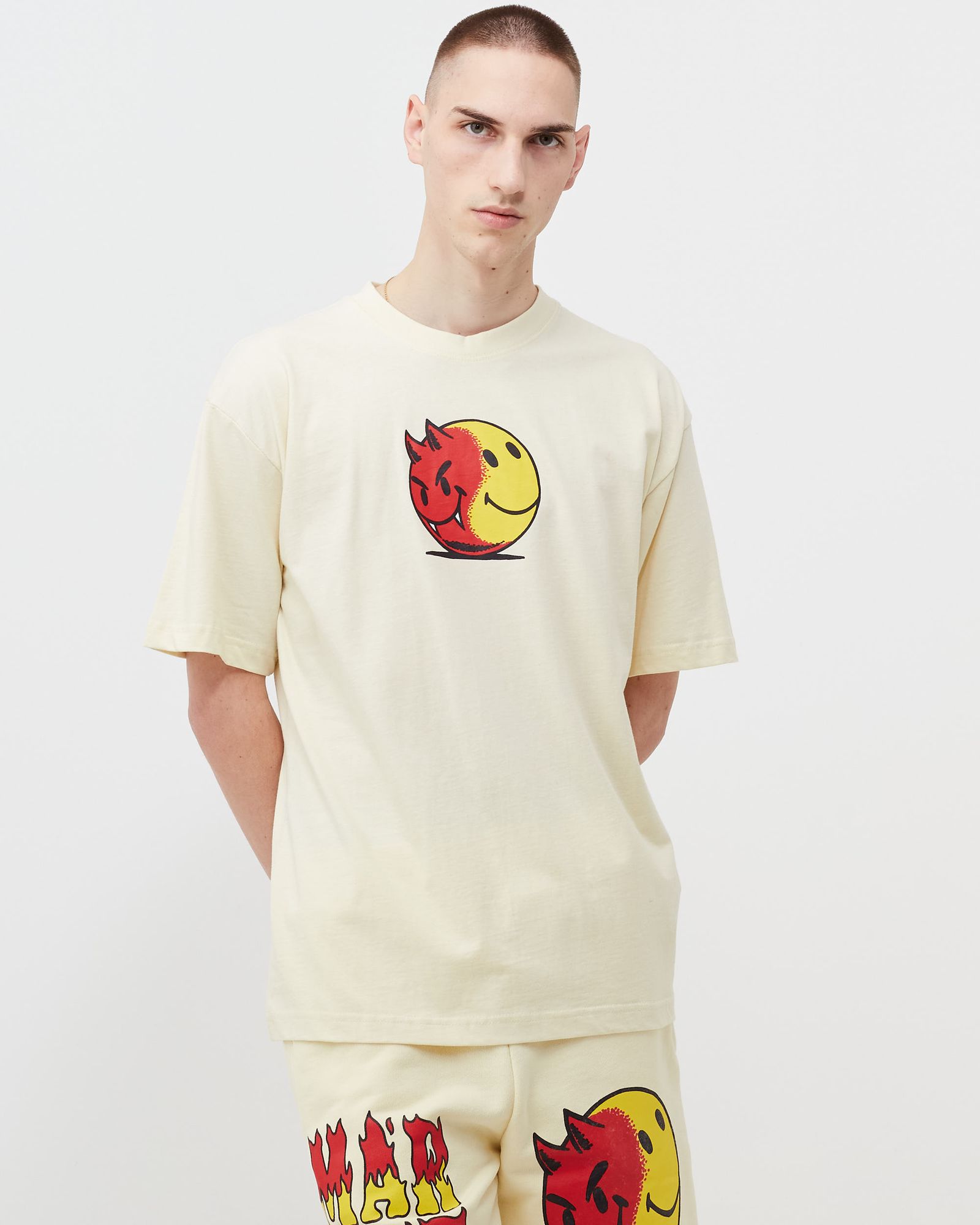 Smiley Good and Evil Tee