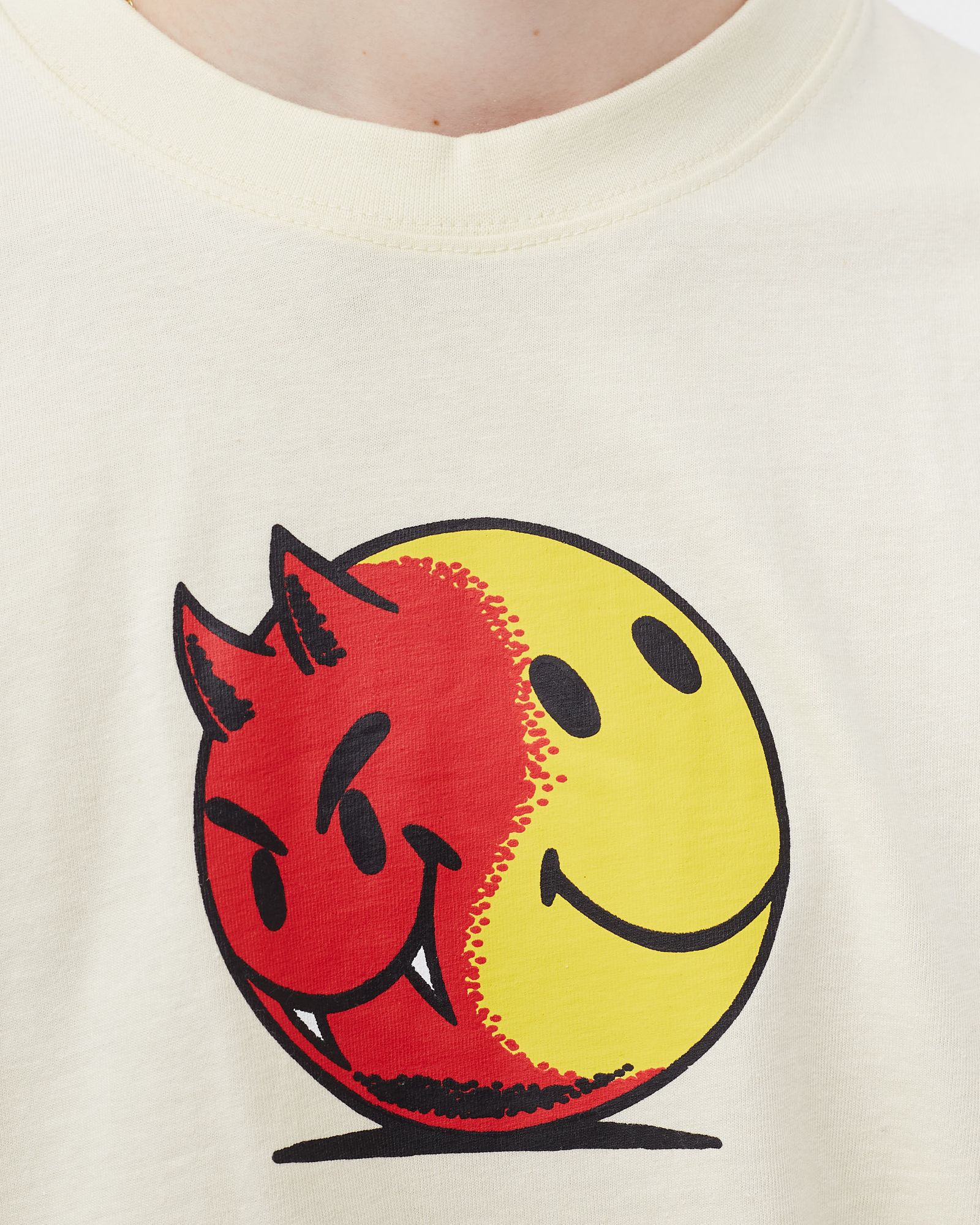 Smiley Good and Evil Tee