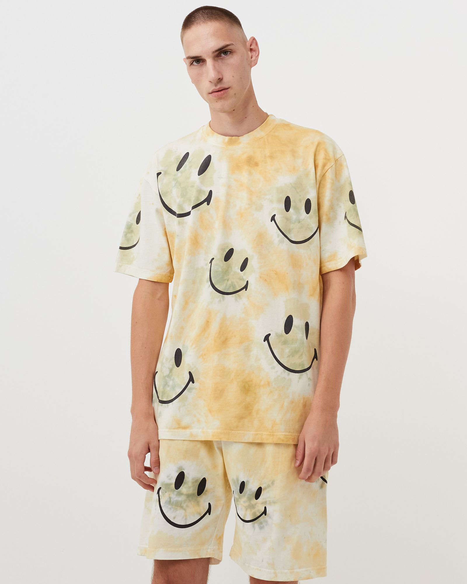 Smiley Shibori Dye Tee