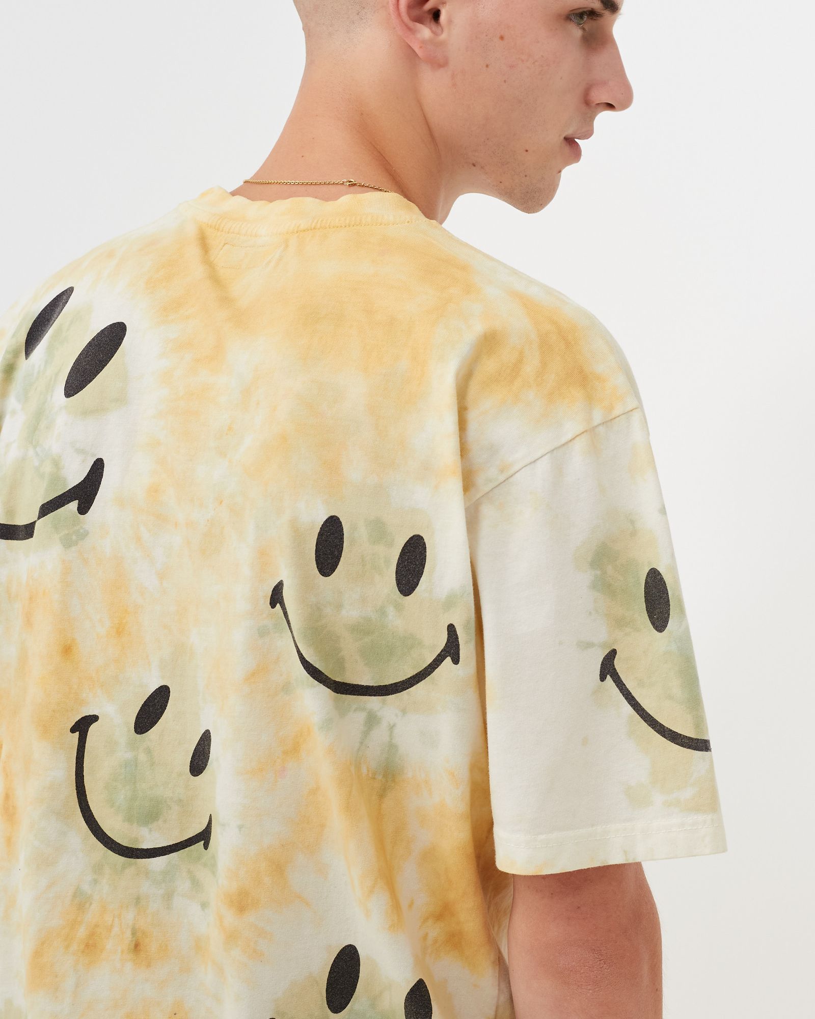 Smiley Shibori Dye Tee