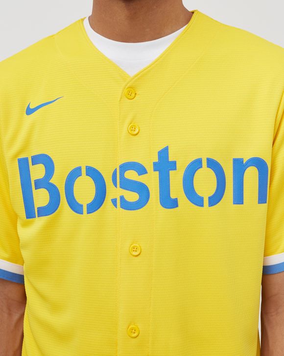 Nike Boston Red Sox City Men's Baseball Shirt Yellow T770-BQCG-BQ