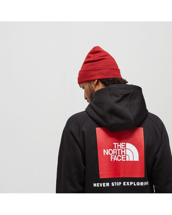 The north face store red box hoodie