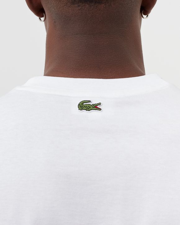 Crew Neck Landscape Print Cotton Tee