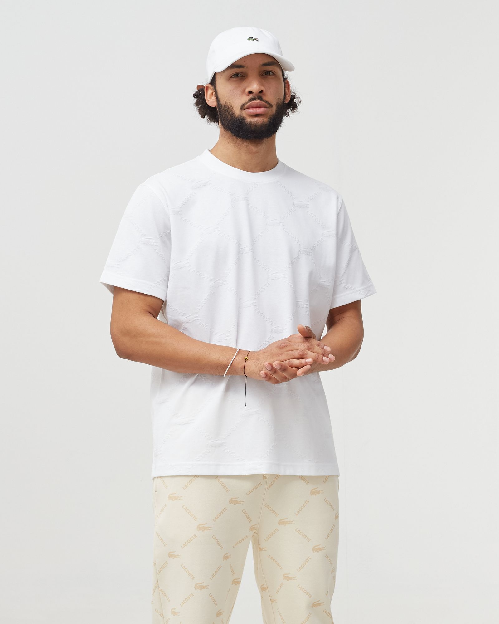 LIVE Monogram Patterned TEE