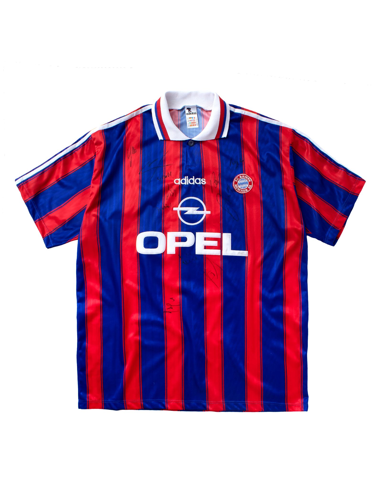 1995-97 Bayern Munich æSignedÆ Home Shirt û SFORZA #14 (excellent)