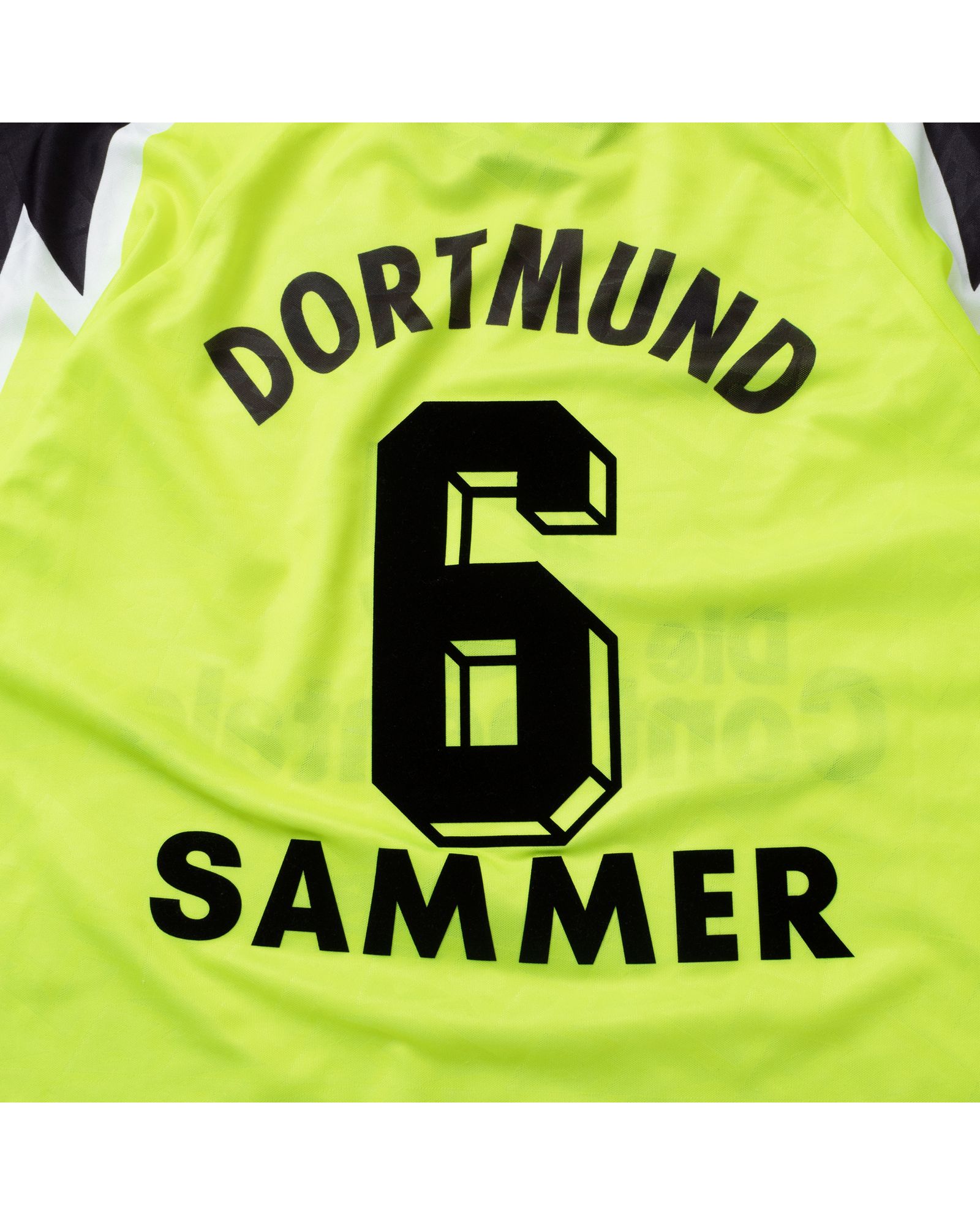 1995-96 Dortmund Home Shirt SAMMER #6 (good)