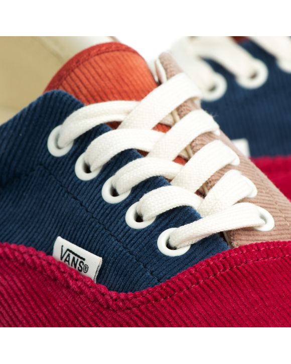 Vans era hot sale navy red