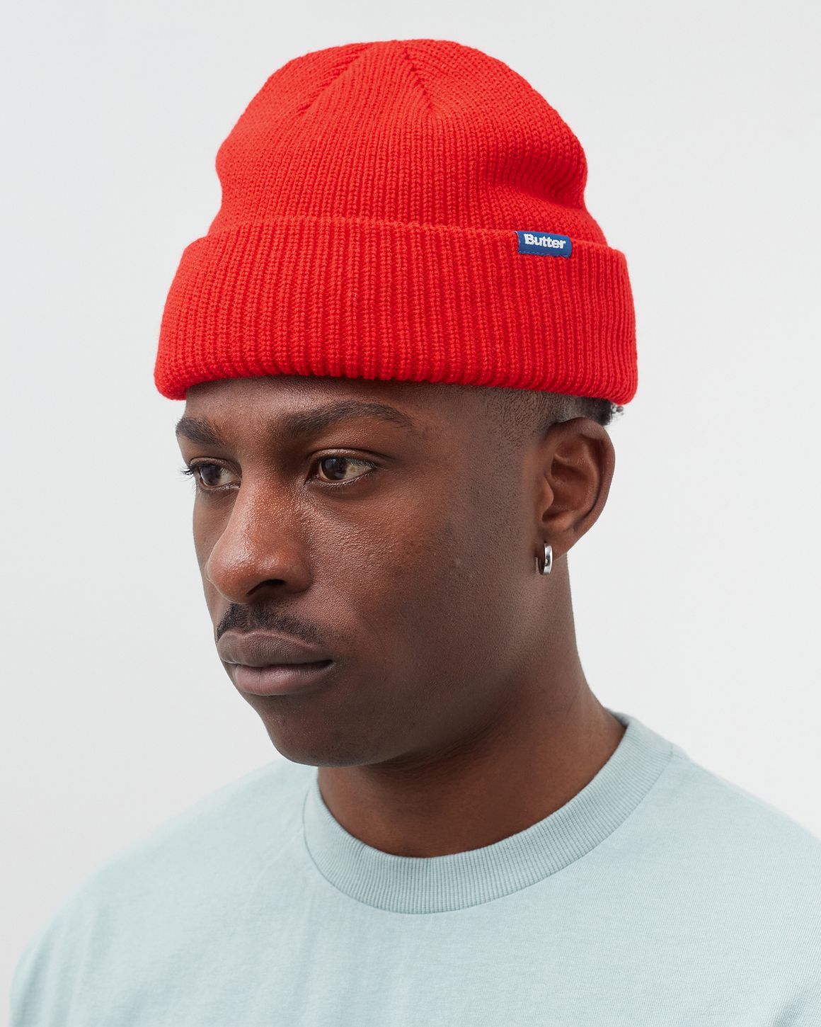 Butter Goods WHARFIE BEANIE Red | BSTN Store