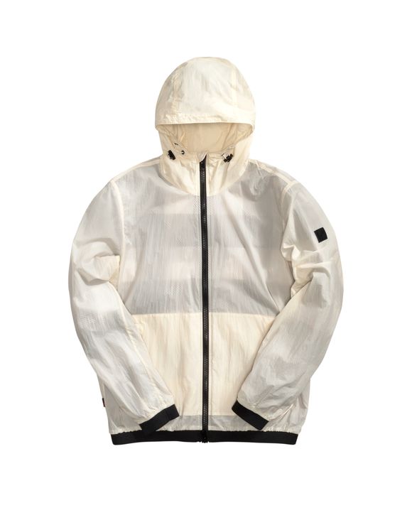 WOOLRICH LIGHT BUFFALO HOODED JACKET White - FEATHER WHITE