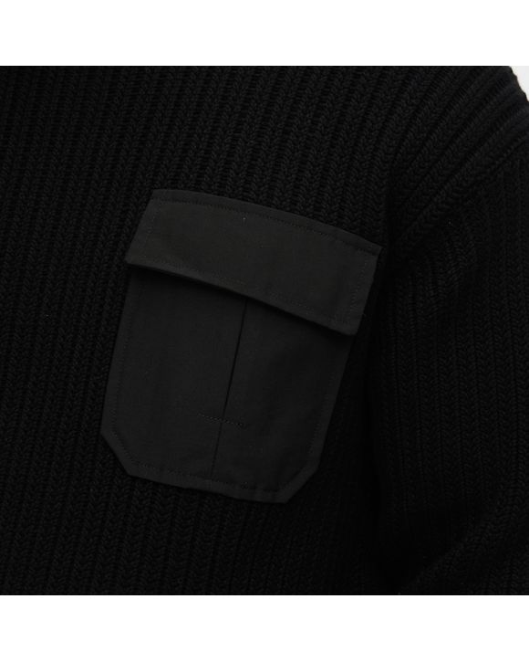 COTTON POCKET CREWNECK