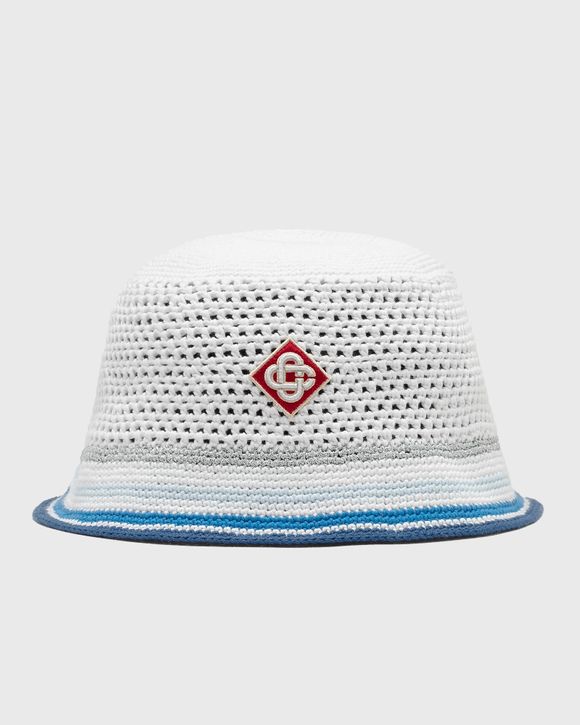 MESH STRIPE CROCHET HAT