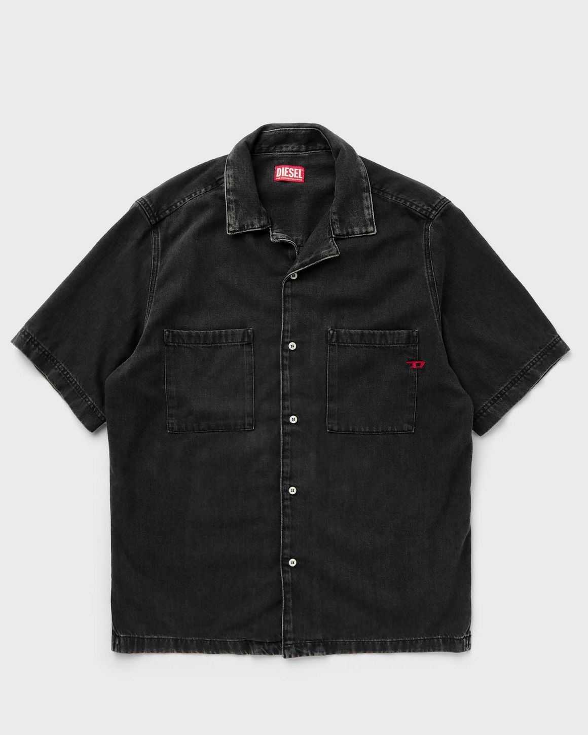 【新品・国内即発】DIESEL A03533 068KE 02 D-PAROSHORT シャツ Diesel D-PAROSHORT SHIRT Black | BSTN Store