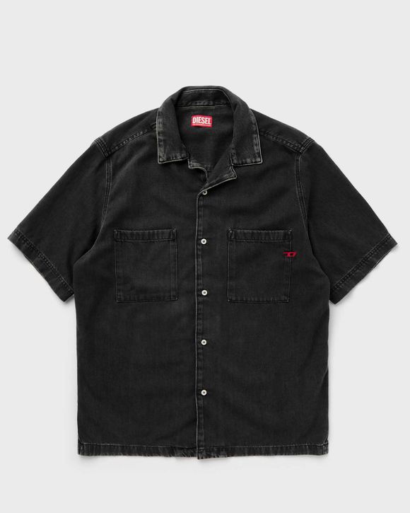 【新品・国内即発】DIESEL A03533 068KE 02 D-PAROSHORT シャツ Diesel D-PAROSHORT SHIRT Black | BSTN Store