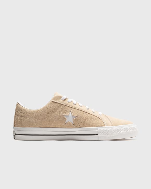 Beige converse one on sale star