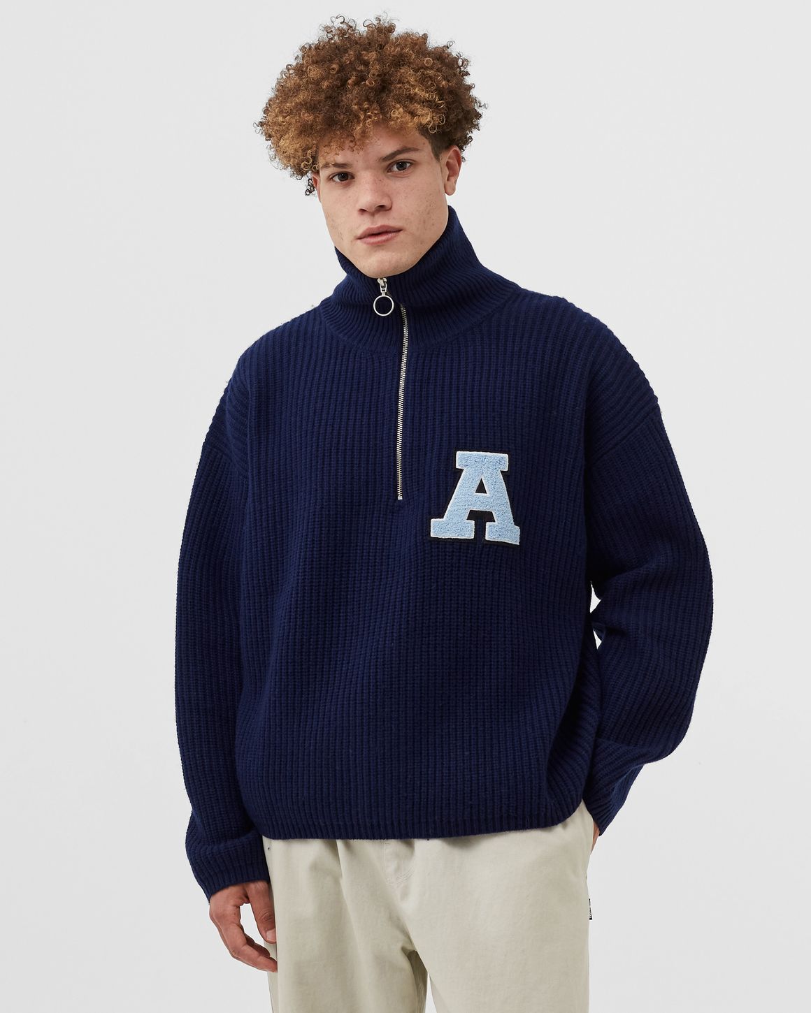 【関税込み】Axel Arigato ネイビー Link ジップアップフーディ AXEL ARIGATO - Link Zip-Up Hoodie