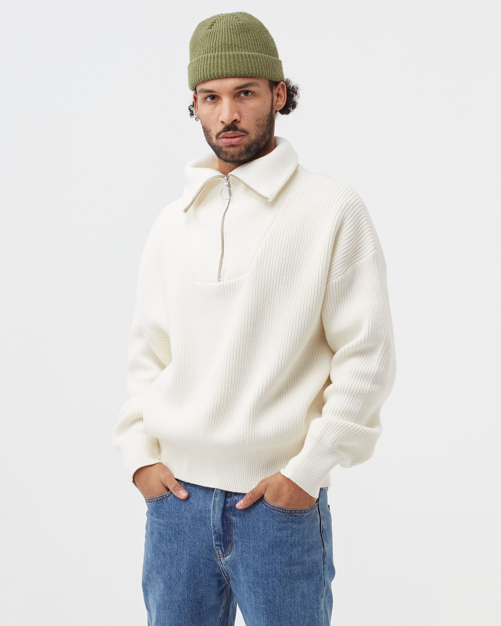 Chain Halfzip Sweatshirt