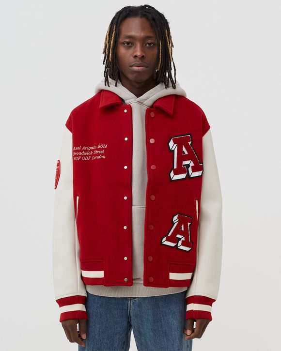 Axel Arigato Illusion Varsity Jacket Red RED