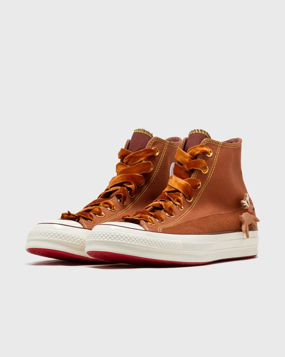 Converse Brown Leather Chuck 70 Hi Sneakers Converse