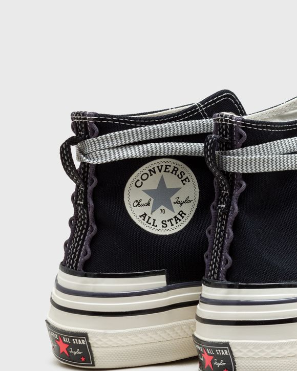 Black converse heels online